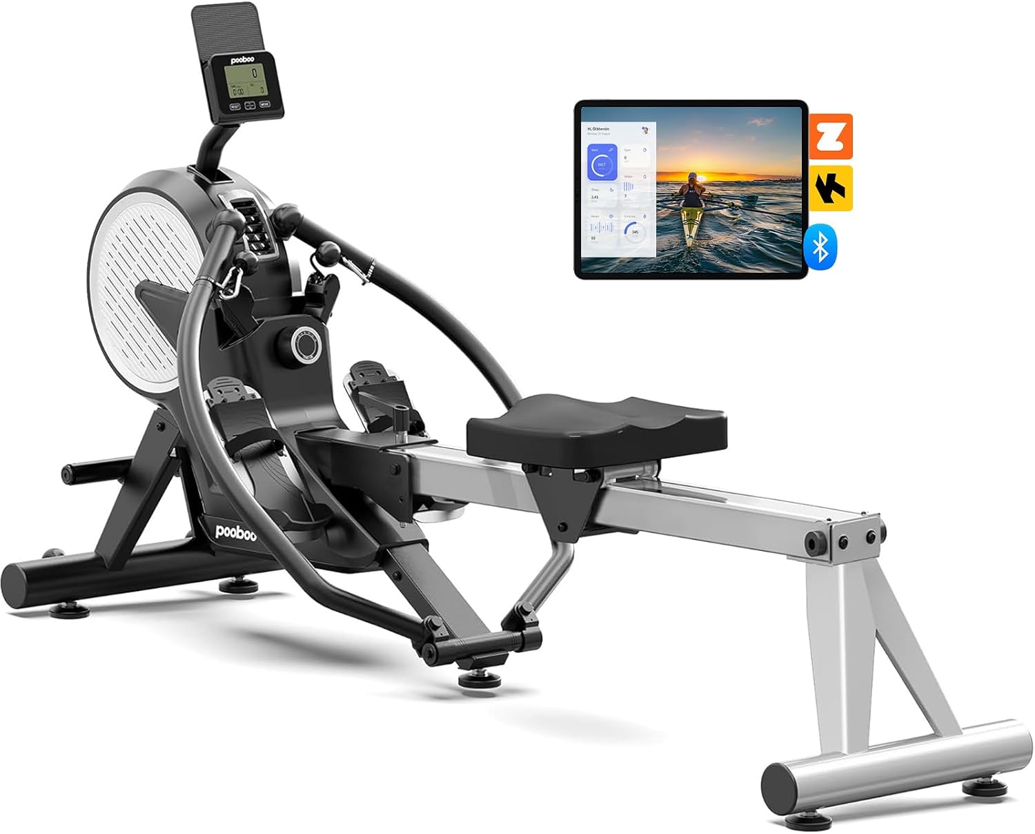 Dual Wind Magnetic Foldable Rower