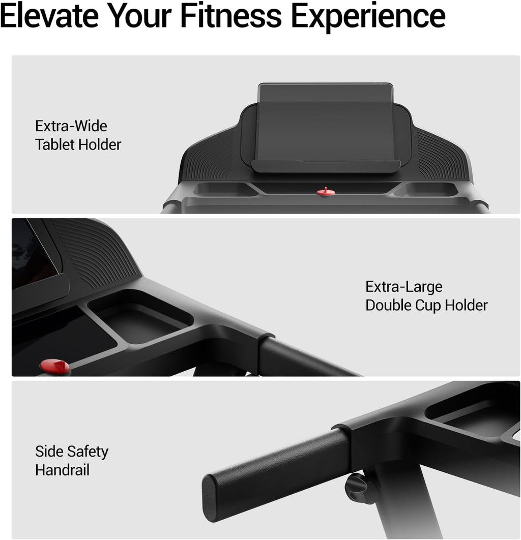 3-in-1 Foldable Incline Home Treadmill