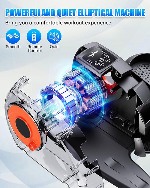 12 Speed Remote Electric Under Desk Elliptical