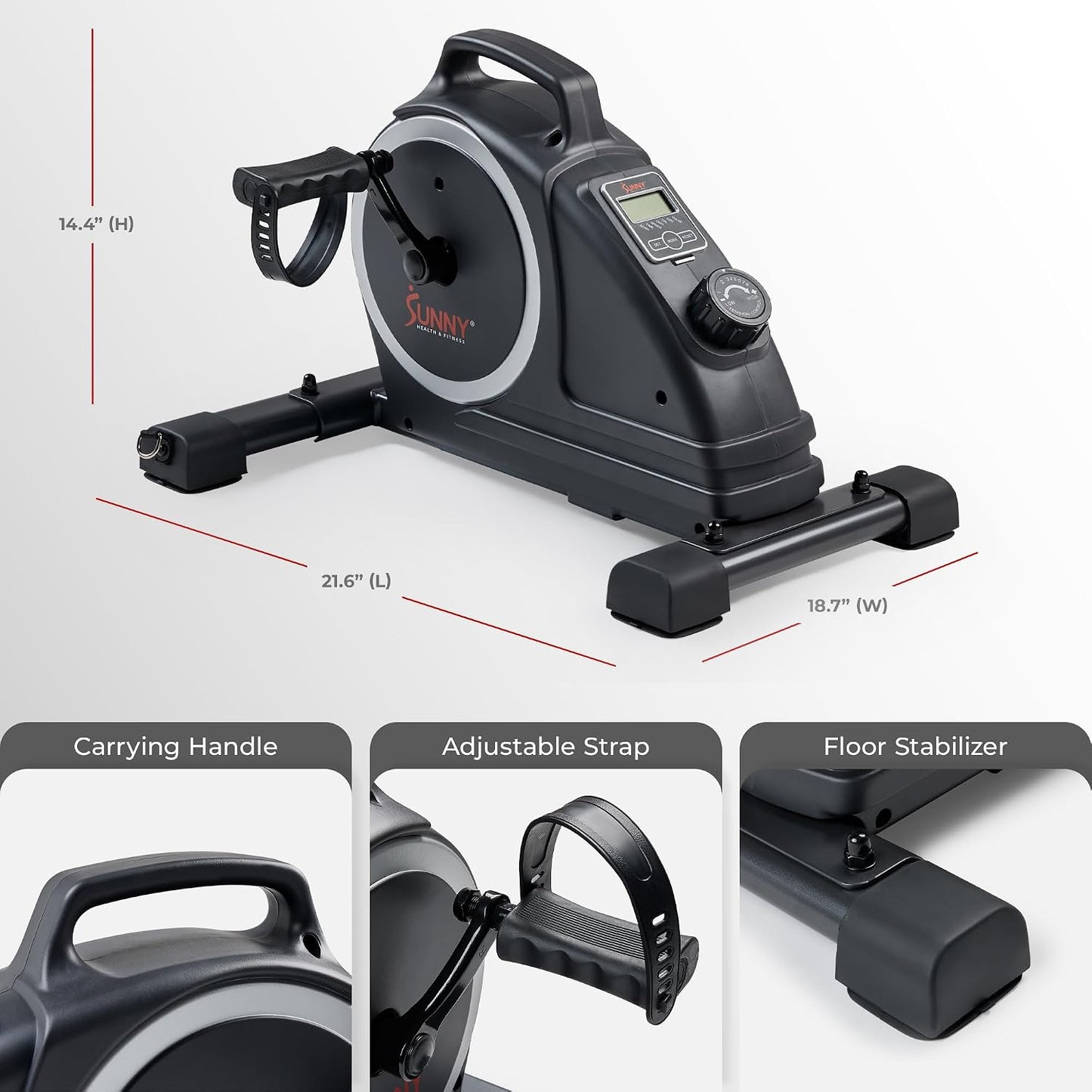 2-in-1 Smart Under Desk Pedal Exerciser