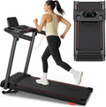 0-15% Auto Incline Foldable Handle Bar Walking Pad Treadmill