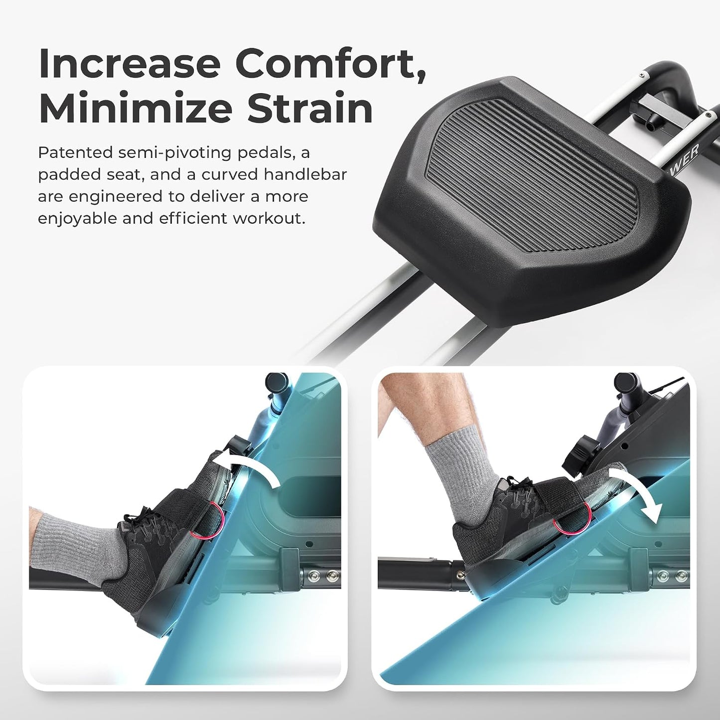 SunnyFit Compact Magnetic Rower